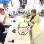 渋谷クロスFMのサテライトスタジオ。左から谷川愛梨さん、PON万次郎さん、阿部拓歩。